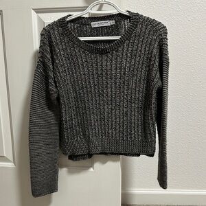 Cotton Emporium Charcoal Knit Sweater